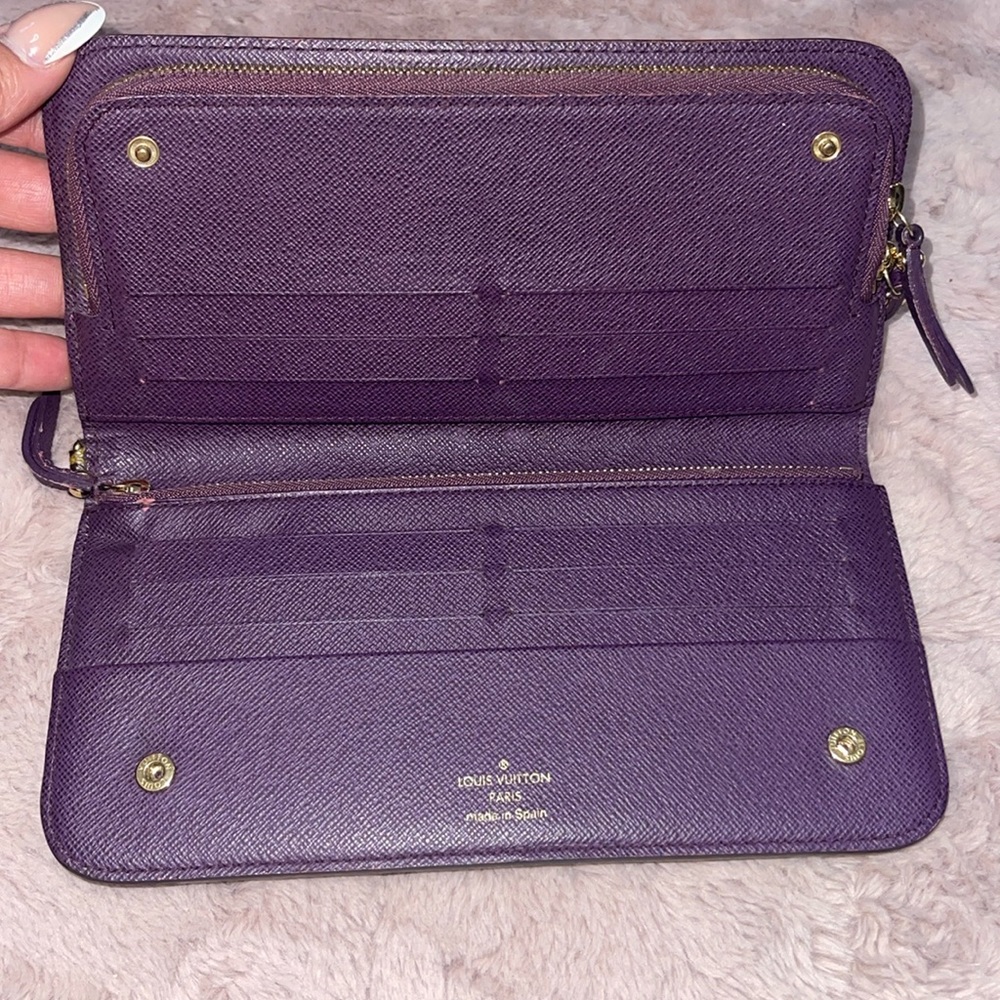 SOLD 🔴❌Louis Vuitton Portefeuille Insolite monogram and purple